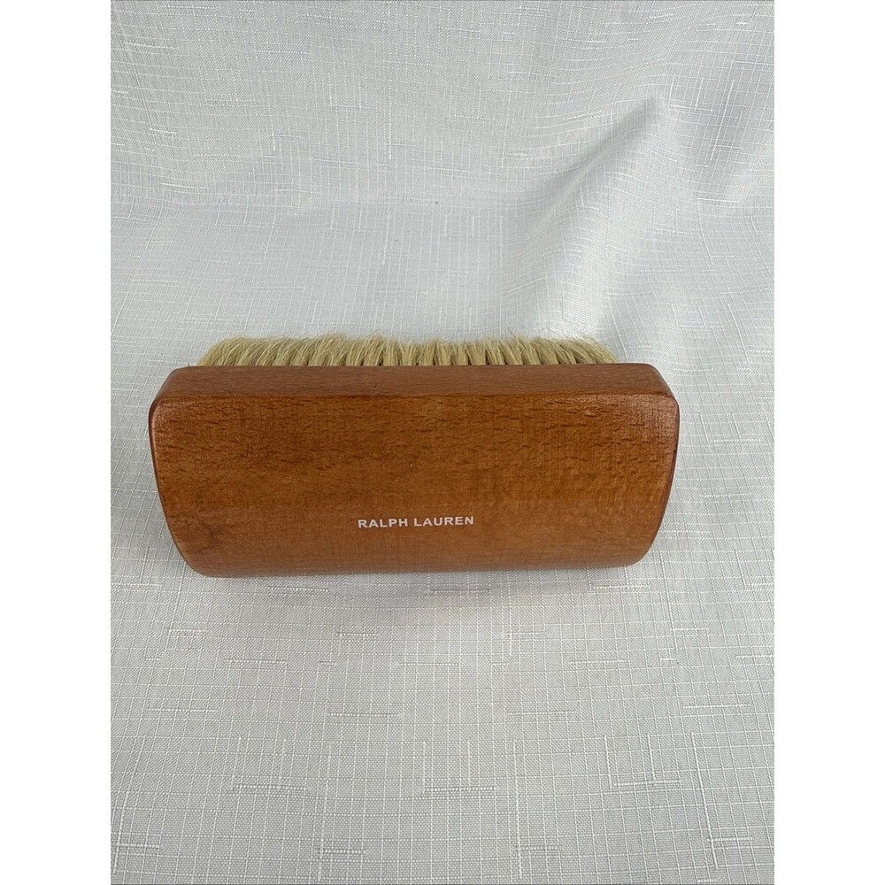 Ralph Lauren Paint Stippler Brush Antiqued Leather